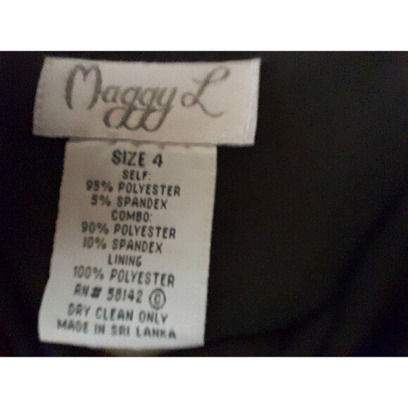 Maggie L Whimsigoth Cocktail Romantic Baby Doll Fit & Flare Panel Dress Size 4 - Picture 3 of 5